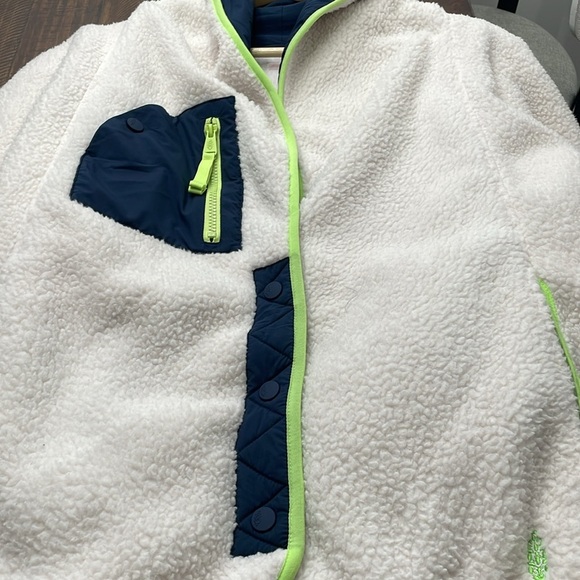 FREE PEOPLE Hit The Slopes Fleece Shawl Jecket - Picture 8 of 14